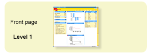 online banking navigation illustration